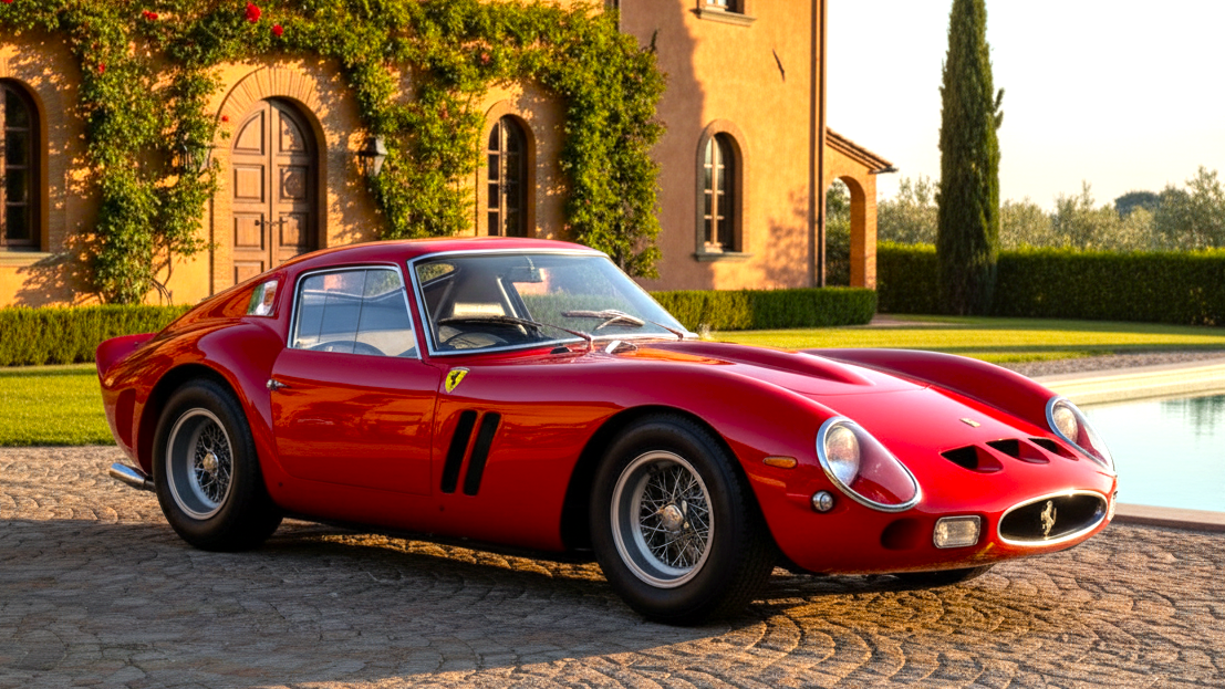 Ferrari 250 GTO (1962-1964) красного цвета