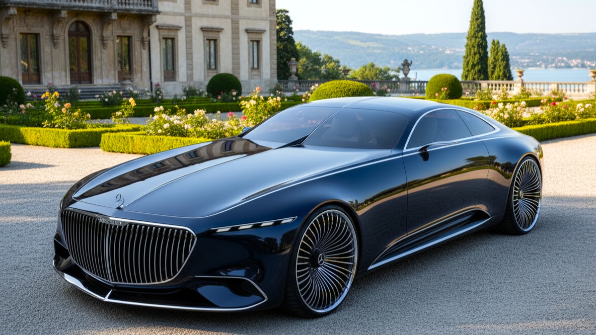 Mercedes-Maybach Exelero черного цвета