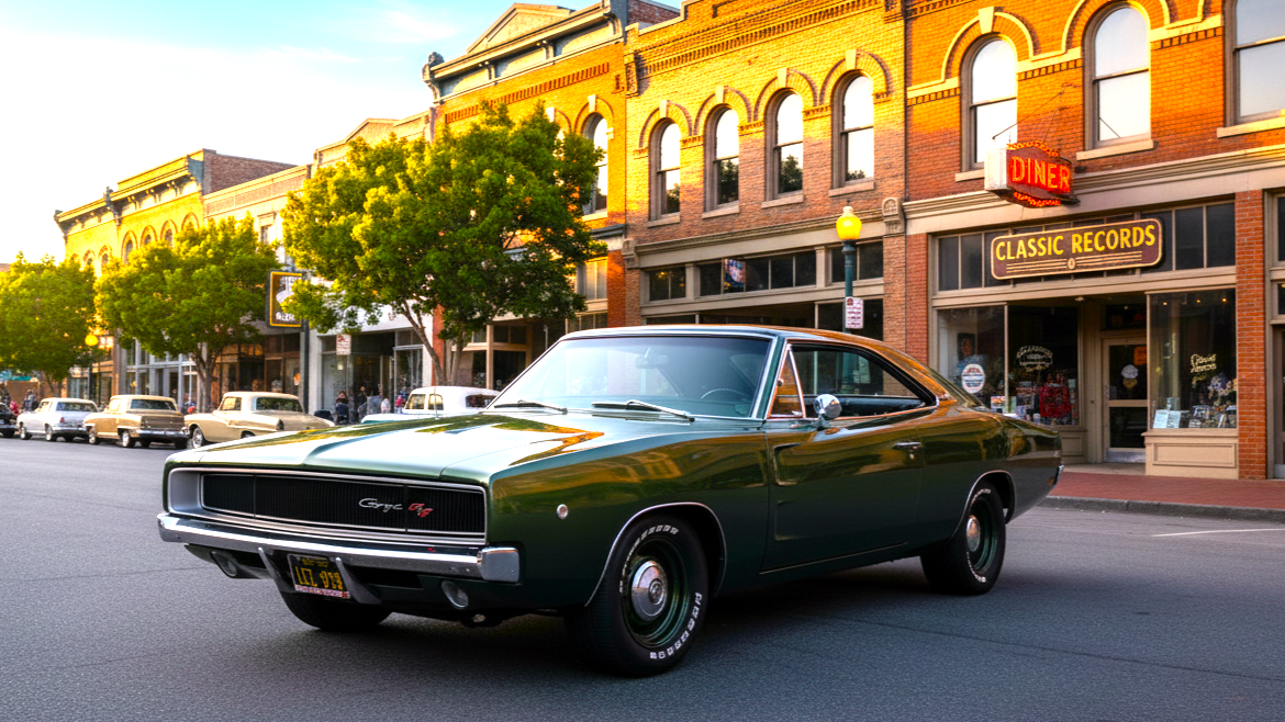 Dodge Charger RT (1968–1970) green colour