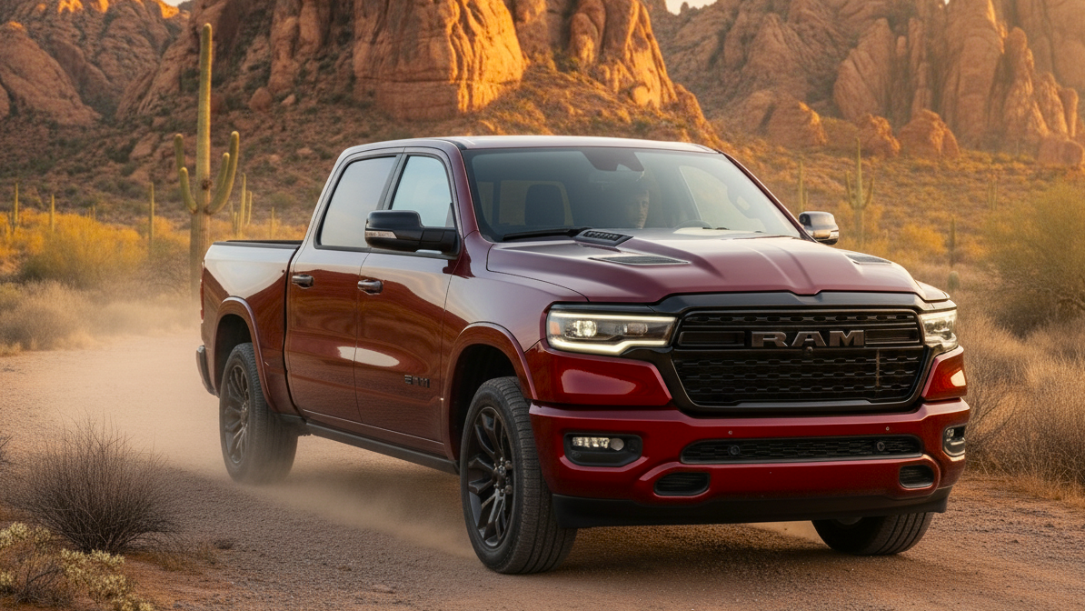 RAM 1500 Red Colour