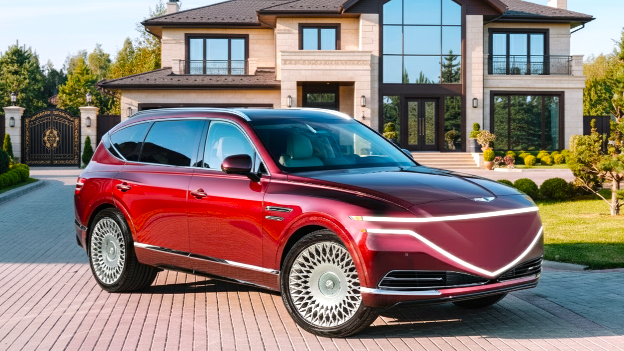 Genesis GV90 red colour