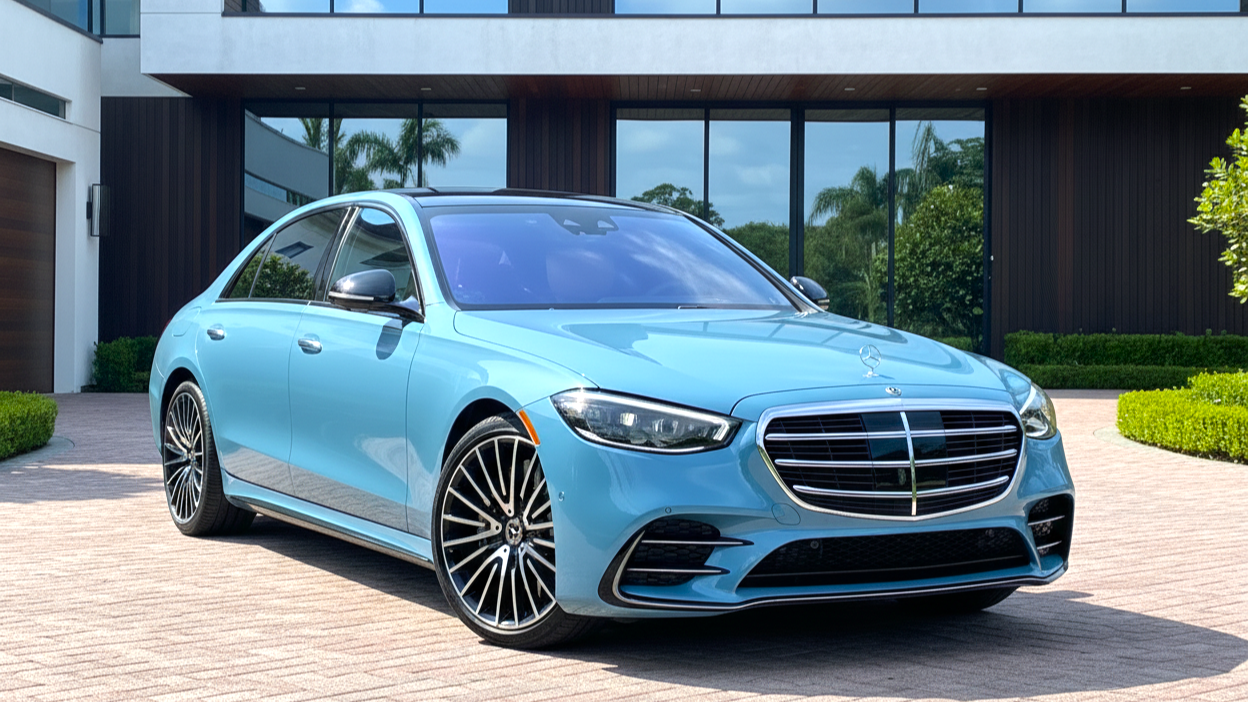 Mercedes-Benz S-Class blue colour