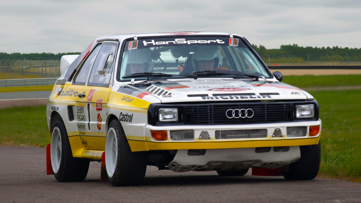 Audi Quattro white colour