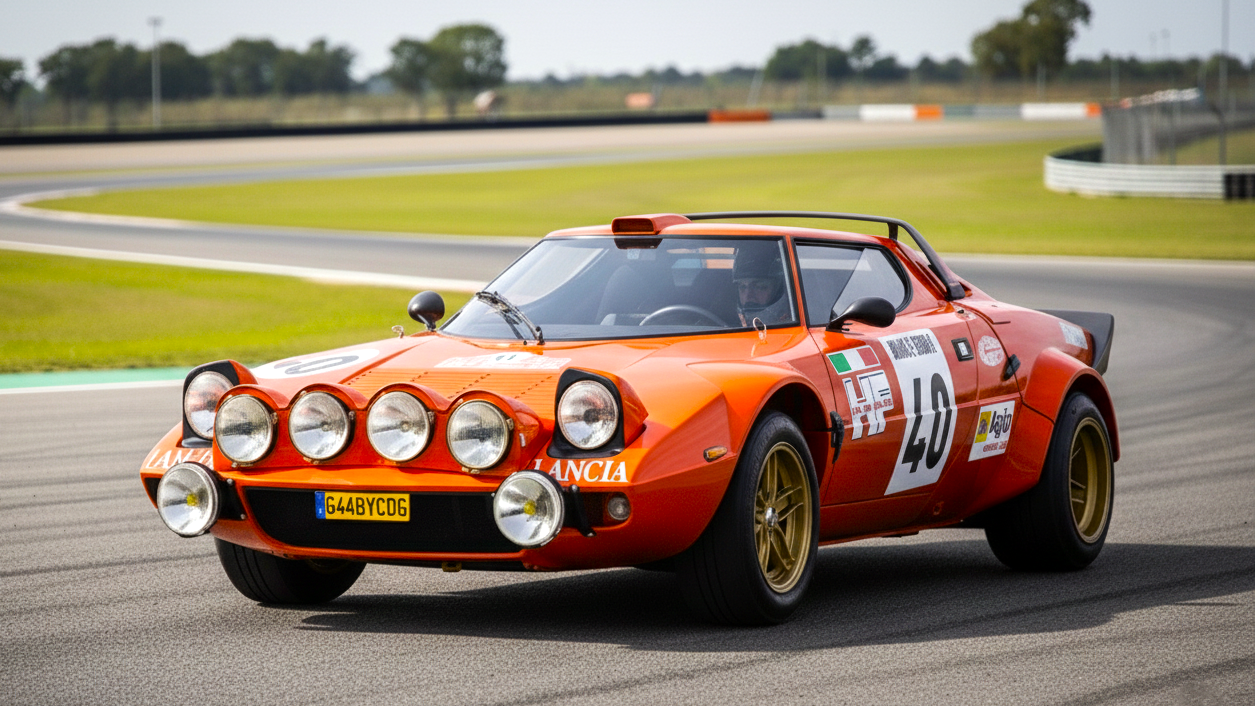 Lancia Stratos HF красного цвета