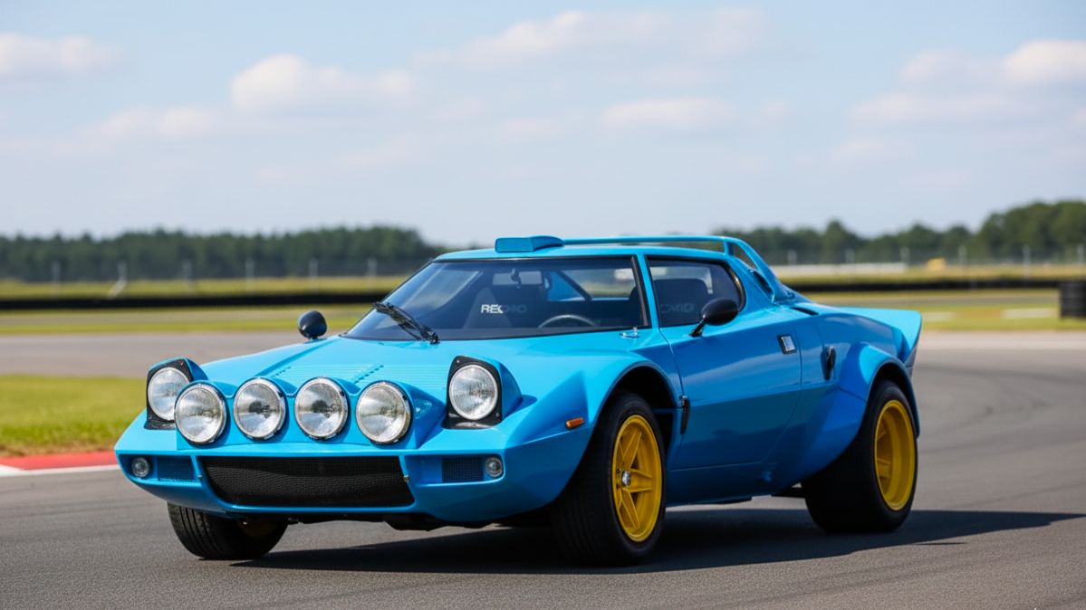 Lancia Stratos blue colour