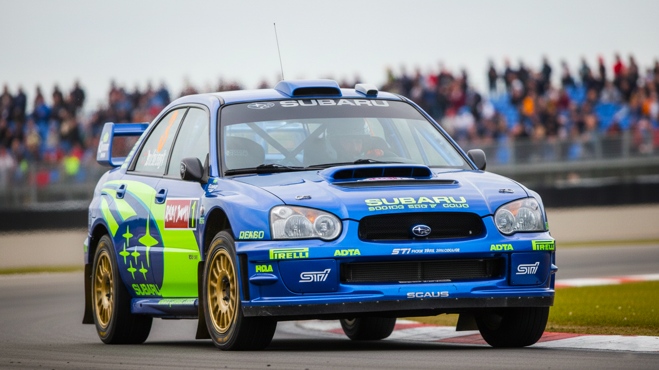 Subaru Impreza WRC blue colour
