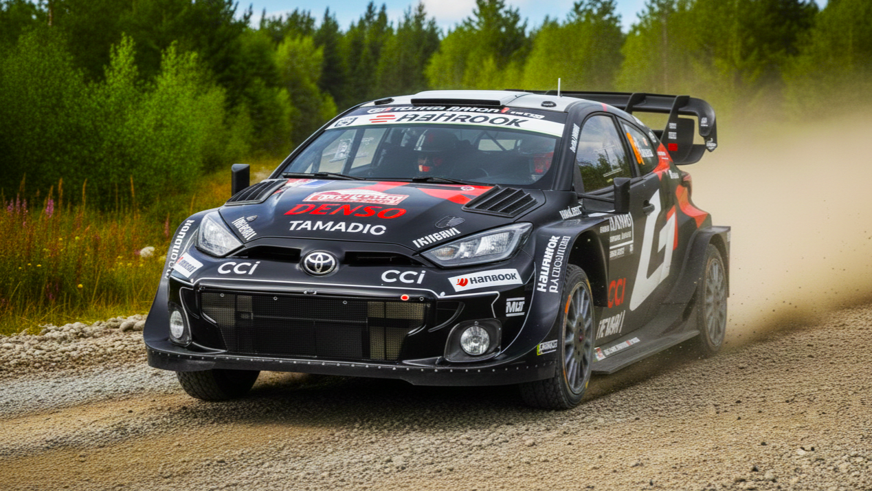 Toyota Gazoo Racing черного цвета