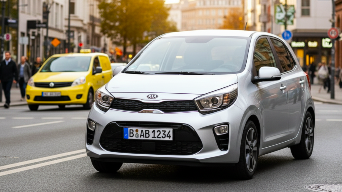 Kia Picanto белого цвета