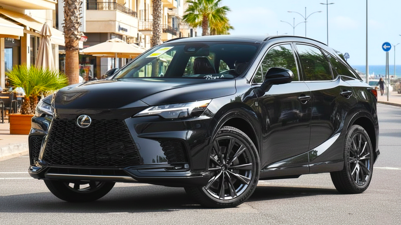 Lexus RX черного цвета