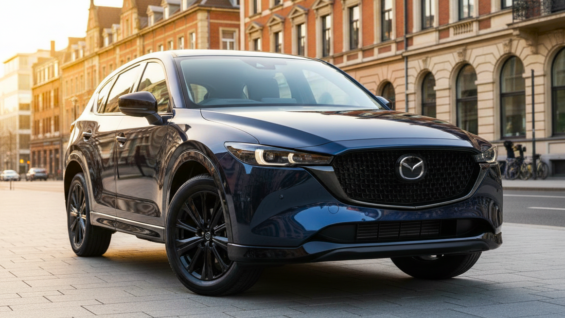 Mazda SUV blue colour