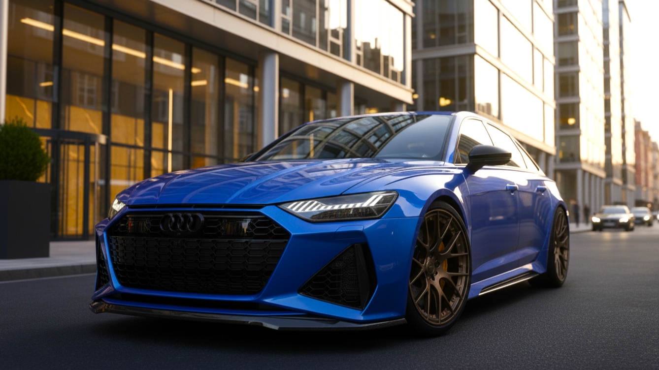 Audi blue