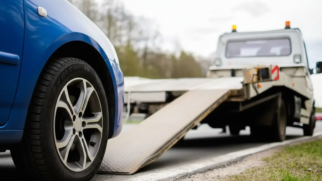 How to towe a car