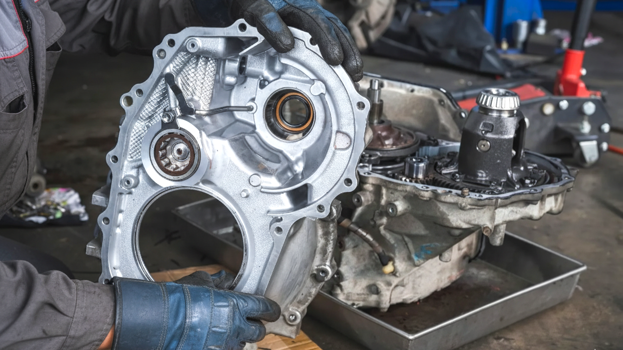 Transmission fixing
