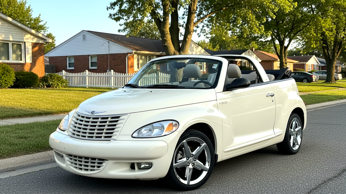 Chrysler PT Cruiser Convertible white colour