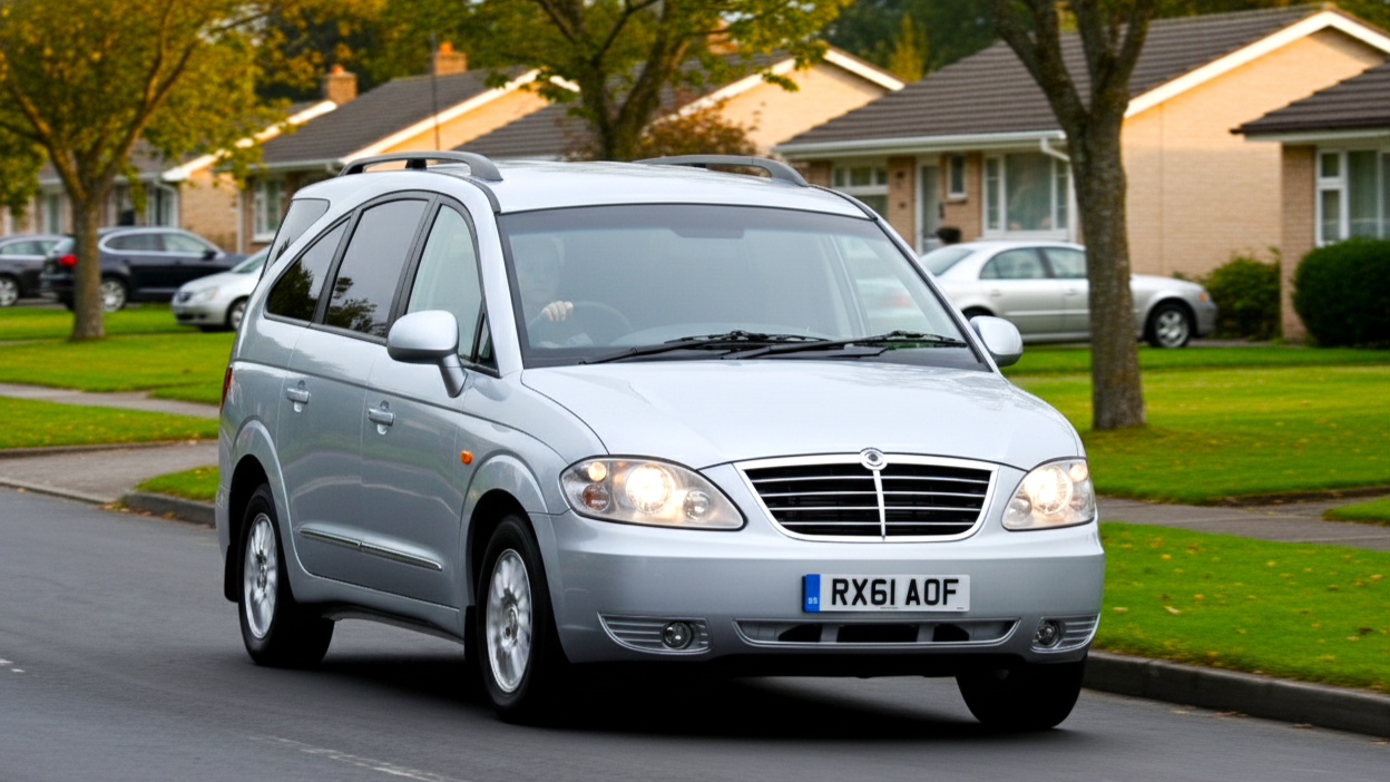 SsangYong Rodius (2004–2013) silver colour